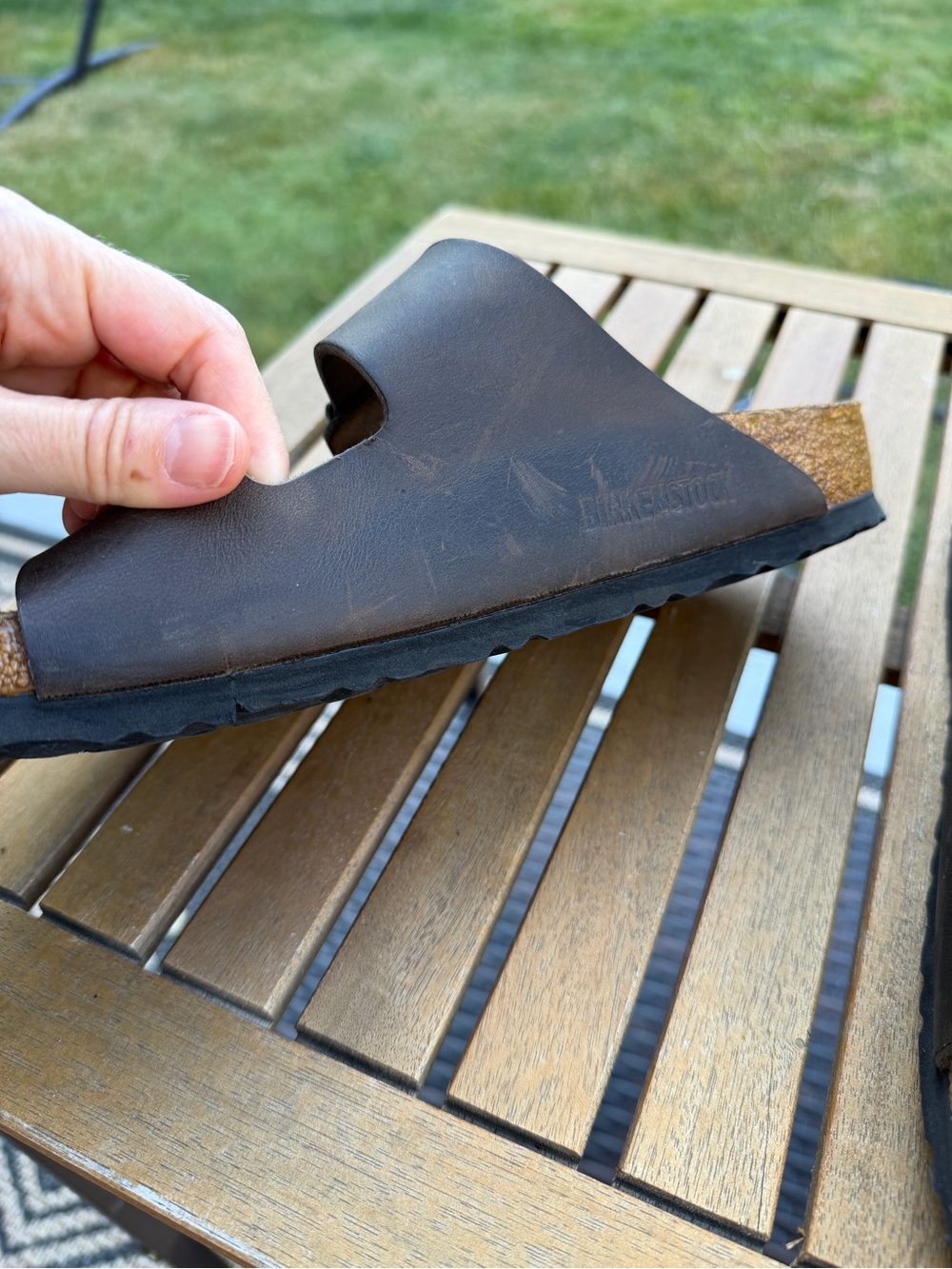 Birkenstock Arizona Soft Footbed Sandal - Brown Leather - Picture 8 of 11